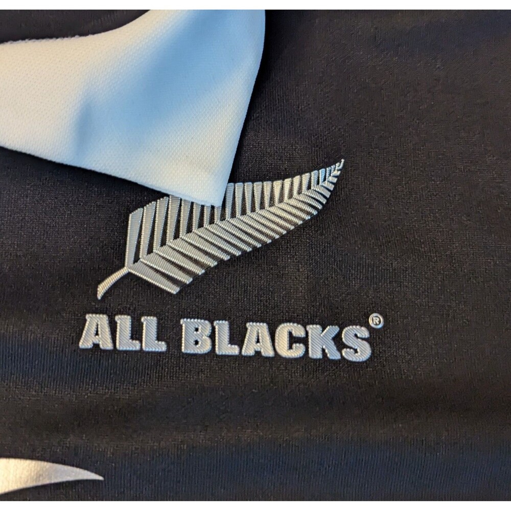 Adidas All Blacks Home Jersey Black Men's $95 NWT IX3112 Rugby Football Medium - Picture 4 of 8